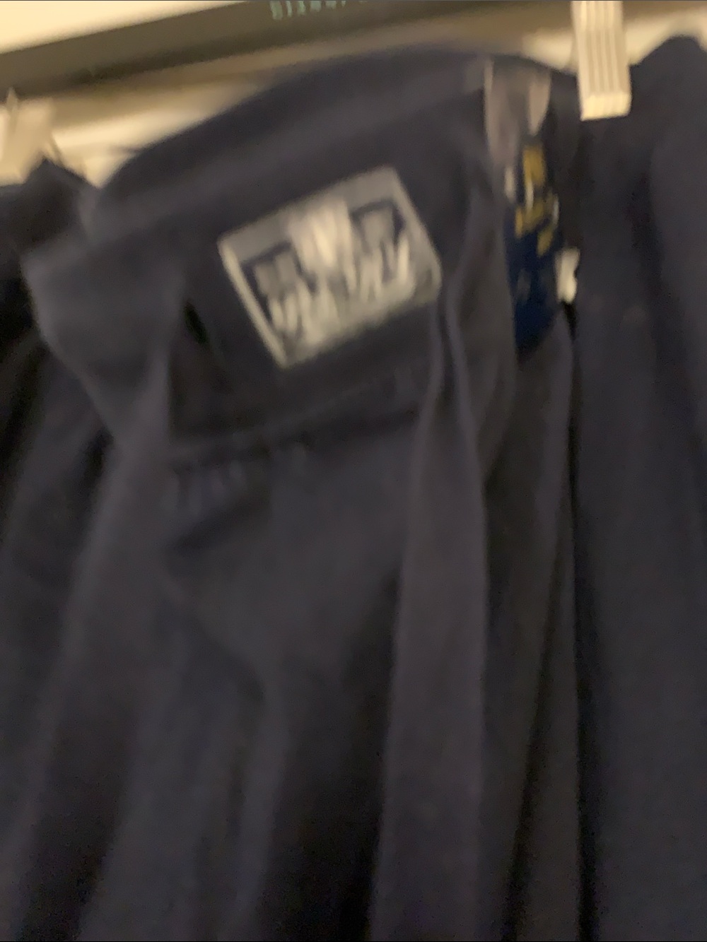 Polo by Ralph Lauren Navy Sweatpants with White Logo - Picture 3 of 5